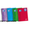 CUADERNO EUROPEAN ENRI OXFORD TE A-4 120H 5*5 3 SEPARADORES 400027275