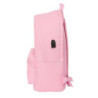 MOCHILA DOBLE PARA PORTATIL 15,6"+USB REAL MADRID CHICA ROSA SAFTA26 642467820 44X31 UNIDAD