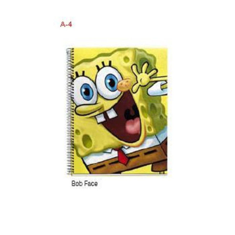 CUADERNO EUROPEAN DEC A-4 BOB ESPONJA 10 BOB FACE 100H 42858 ^