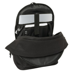 MOCHILA DOBLE PARA PORTATIL 15,6"+USB ATCO. DE MADRID TEEN BLACK SAFTA26 642519820 44X31 UNIDAD