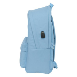 MOCHILA DOBLE PARA PORTATIL 15,6"+USB EL GANSO BASICS "CERULEAN" SAFTA25 VAC 642561820 MEDIDAS: 44*3