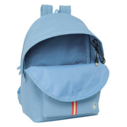 MOCHILA DOBLE PARA PORTATIL 15,6"+USB EL GANSO BASICS "CERULEAN" SAFTA25 VAC 642561820 MEDIDAS: 44*3