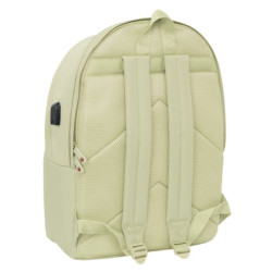 MOCHILA DOBLE PARA PORTATIL 15,6"+USB EL GANSO BASICS "BEIGE" SAFTA26 642562820 44X31 UNIDAD