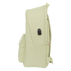 MOCHILA DOBLE PARA PORTATIL 15,6"+USB EL GANSO BASICS "BEIGE" SAFTA26 642562820 44X31 UNIDAD