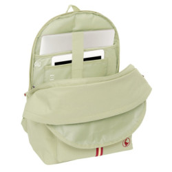 MOCHILA DOBLE PARA PORTATIL 15,6"+USB EL GANSO BASICS "BEIGE" SAFTA26 642562820 44X31 UNIDAD