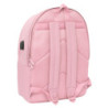 MOCHILA DOBLE PARA PORTATIL 15,6"+USB EL GANSO BASICS "PINK" SAFTA26 642564820 44X31 UNIDAD