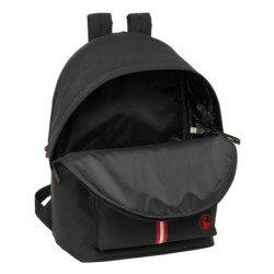 MOCHILA DOBLE PARA PORTATIL 15,6"+USB EL GANSO BASICS "BLACK" SAFTA26 642565820 44X31 UNIDAD