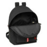 MOCHILA DOBLE PARA PORTATIL 15,6"+USB EL GANSO BASICS "BLACK" SAFTA26 642565820 44X31 UNIDAD