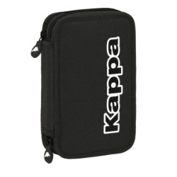 PLUMIER DOBLE PQÑO 28 PCS KAPPA "BLACK" SAFTA23 ENERO 412375854