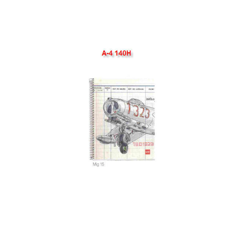 CUADERNO EUROPEAN DEC A-4 MR 11 LAPIN MIG 15 140H 47333
