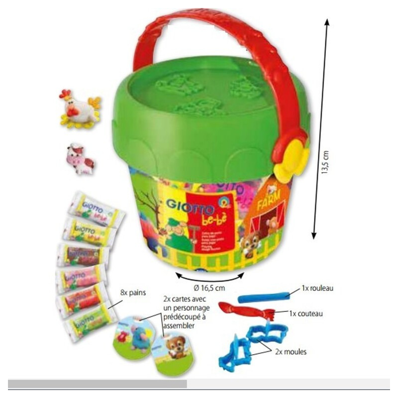 JUEGO GIOTTO BEBE BLANDIVER SET CUBO SERIE GRANJA 468800 FILA