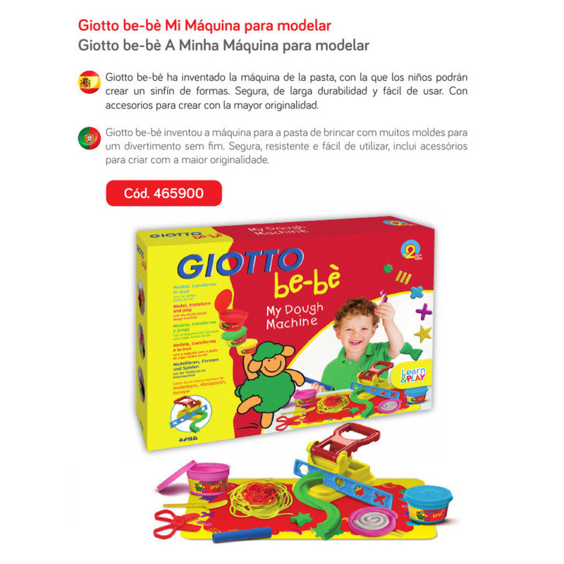 JUEGO GIOTTO BEBE BLANDIVER MY DOUGH MACHINE 465900 FILA