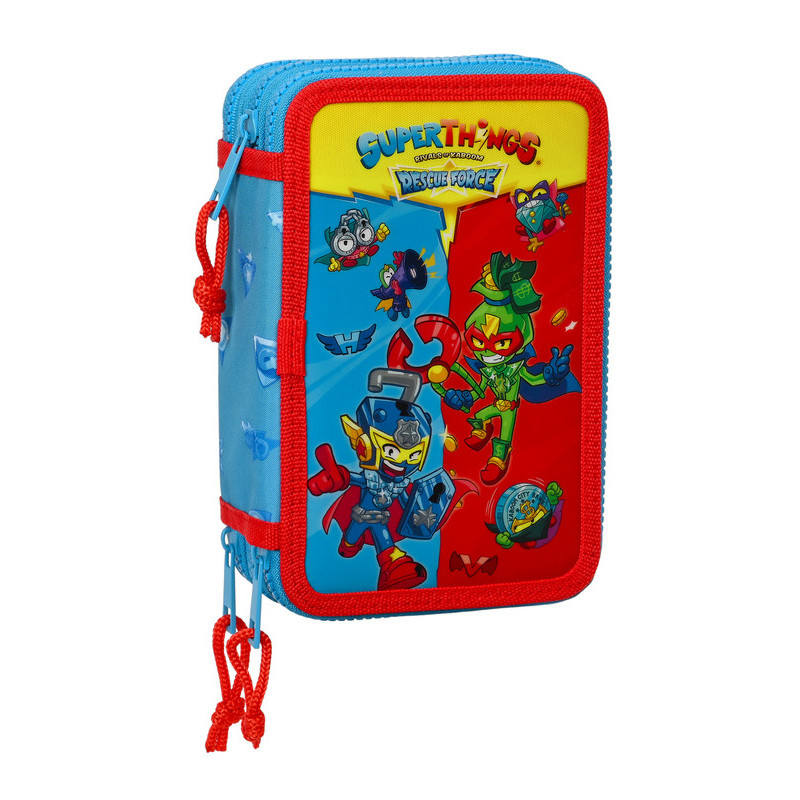 PLUMIER TRIPLE 36 PCS SUPERTHINGS "RESCUE FORCE" 412376857 SAFTA23 VAC