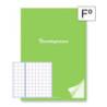 LIBRETA PACSA NOVENTAGRAMOS FOLIO 48H CUADROS 4*4 VERDE CLARO 20034 ^
