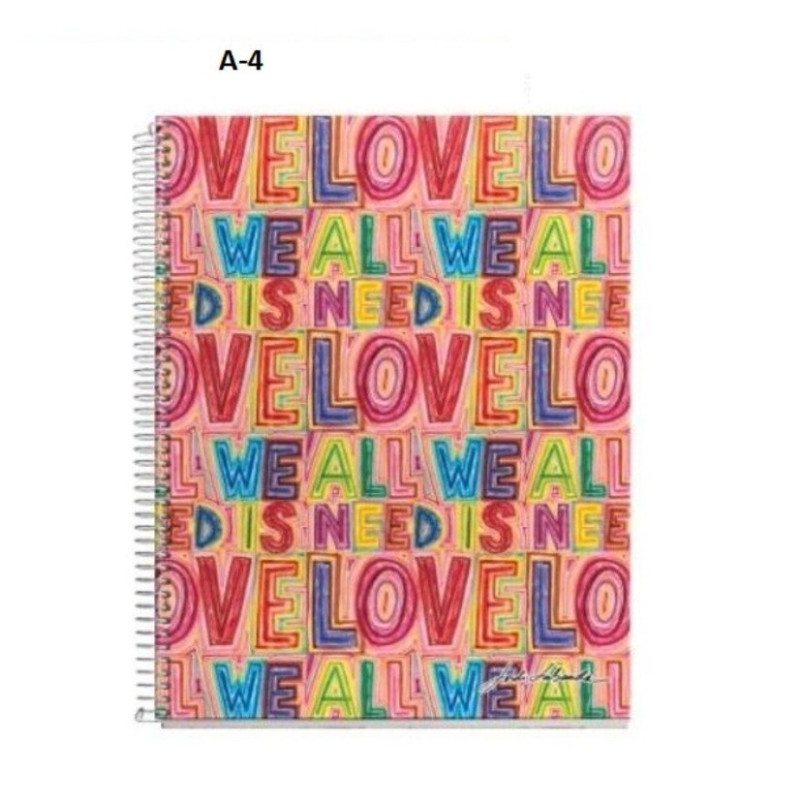 CUADERNO EUROPEAN A-4 MR14 120H JORDI LABANDA LOVE 47795 ^