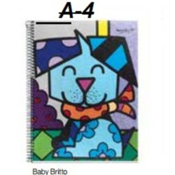 CUADERNO EUROPEAN A-4 MR14 120H BRITTO BABY 47874 ^