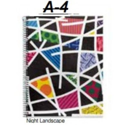 CUADERNO EUROPEAN A-4 MR14 120H BRITTO NIGHT LANDSCAPE 47875 ^