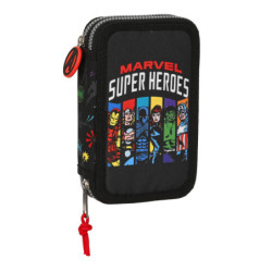 PLUMIER DOBLE PQÑO 28 PCS AVENGERS "SUPER HEROES" SAFTA23 ENERO 412379854