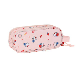 PORTATODO DOBLE HELLO KITTY "HAPPINESS GIRL" 812116513 8*21 SAFTA22