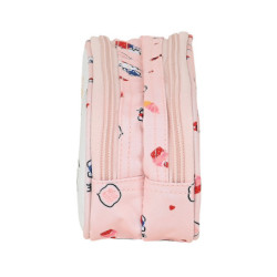 PORTATODO DOBLE HELLO KITTY "HAPPINESS GIRL" 812116513 8*21 SAFTA22