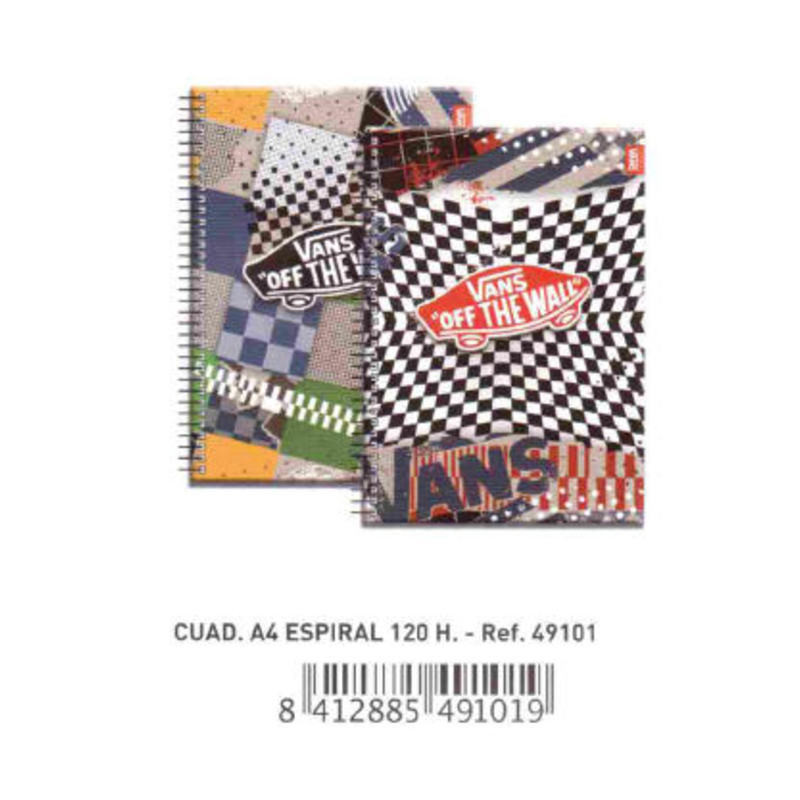 CUADERNO EUROPEAN A-4 SENFORT 11 VANS 120H 49101 ^