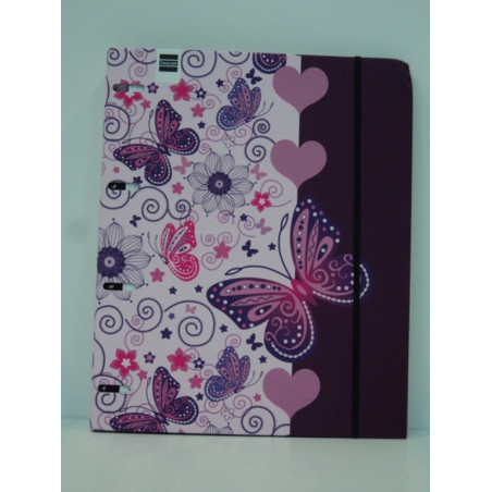 CUADERNO EUROPEAN A-4 4A RINGBOOK FINOCAM15 PRINTS HAPPY 5110012 ^