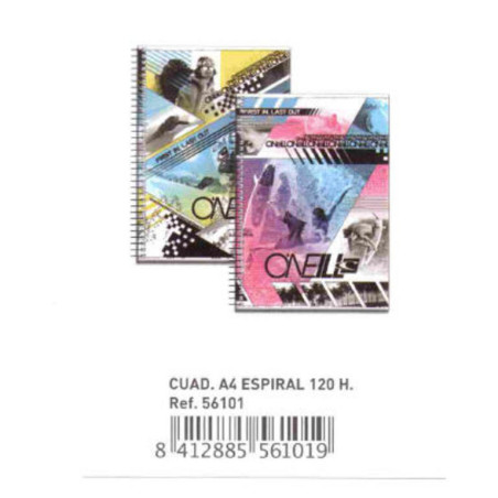 CUADERNO EUROPEAN A-4 SENFORT 11 O'NEILL 120H 56101 ^