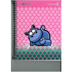 CUADERNO EUROPEAN DEC A-5 INOXCROM 09 NATURE HIPO ROSA 140H 60276