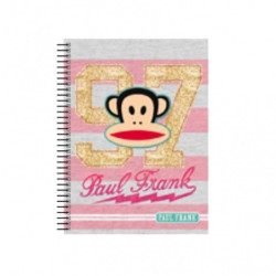 CUADERNO EUROPEAN A-4 120H SENFORT15 PAUL FRANK GIRLS 63105 ^
