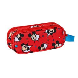 PORTATODO DOBLE MICKEY MOUSE "HAPPY SMILES" 812214513 8*21 SAFTA22