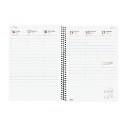 AGENDA OPAQUE E10 SVV 2026 NEGRO+ FINOCAM26 742776026 162 X 14 X 212 MM