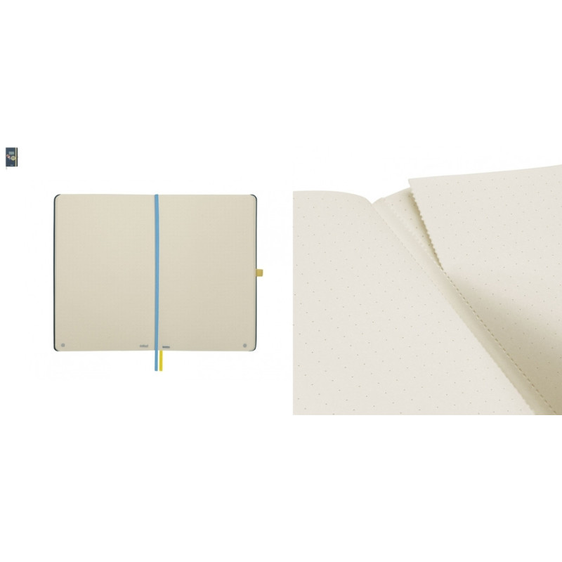 CUADERNO FINOCAM PUNTEADO TALKUAL M6 TODO AZUL+ 7860002 134X214X18