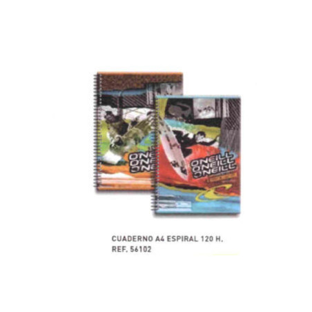 CUADERNO EUROPEAN A-4 SENFORT 12 O'NEILL 120H 56102 ^