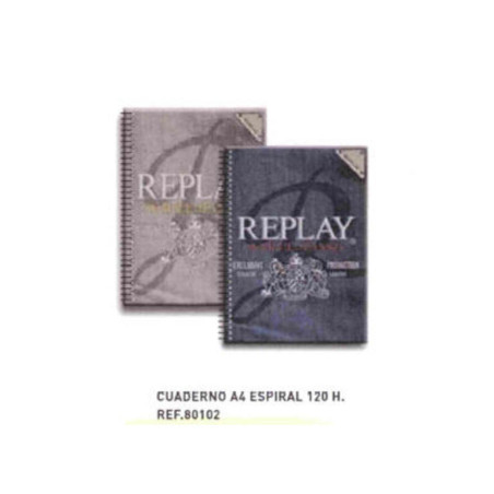 CUADERNO EUROPEAN A-4 SENFORT 12 REPLAY CLASSIC 120H 80102 ^