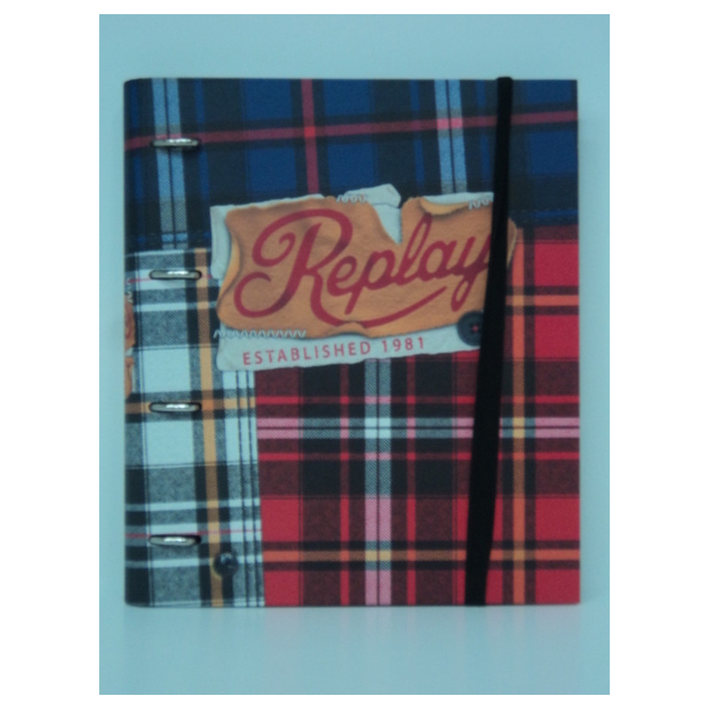 CUADERNO EUROPEAN A-4 4A RINGBOOK SENFORT15 REPLAY GIRLS 81045 ^