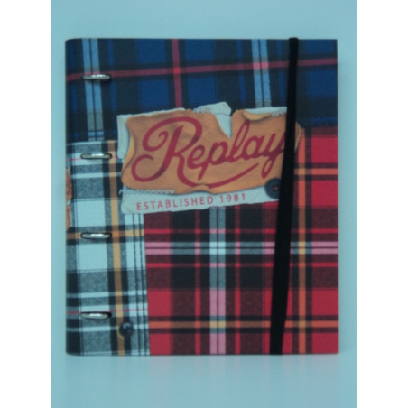 CUADERNO EUROPEAN A-4 4A RINGBOOK SENFORT15 REPLAY GIRLS 81045 ^