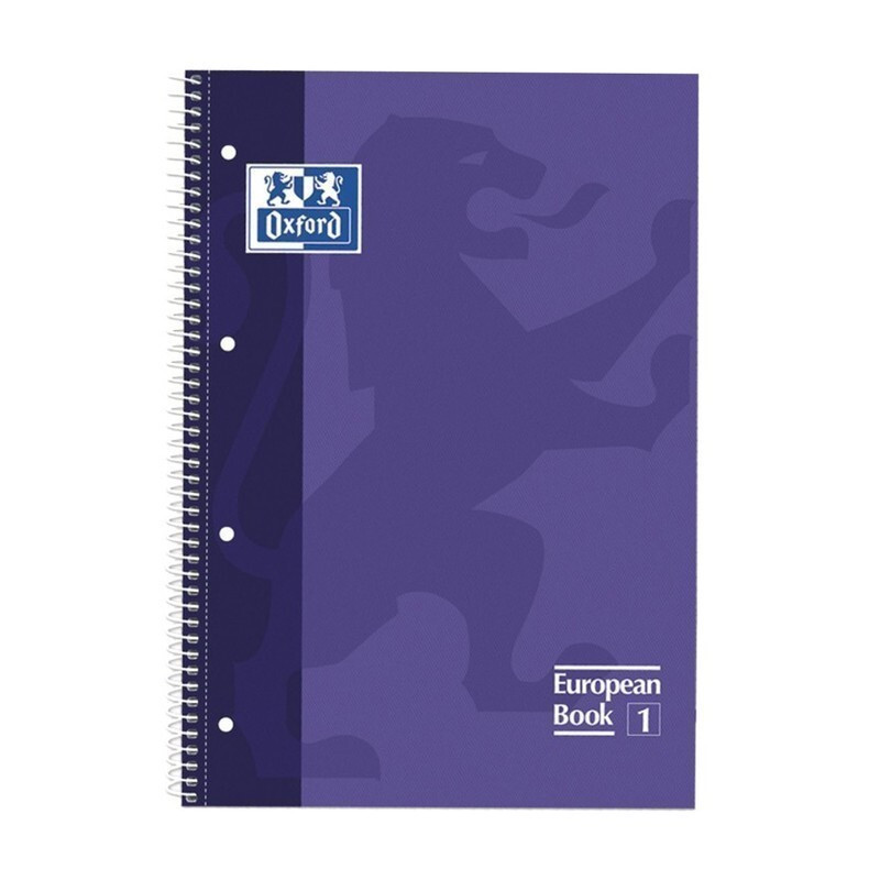 CUADERNO ENRI OXFORD SCHOOL EUROPEAN A-4  80H 5*5 VIOLETA 100430201
