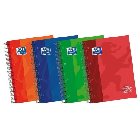 CUADERNO EUROPEAN ENRI OXFORD SCHOOL TE A-4 60H+60H HZTAL 400060750