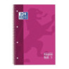 CUADERNO ENRI OXFORD SCHOOL EUROPEAN A-4  80H 5*5 FUCSIA 100430270