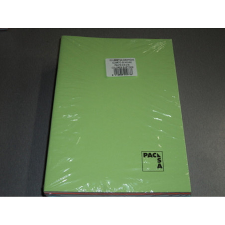 LIBRETA PACSA GOFRADA CUARTO 50H PAUTA 3,5 20073