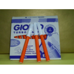 ROTULADOR GIOTTO TURBO MAXI FILA NARANJA C/12U 456005