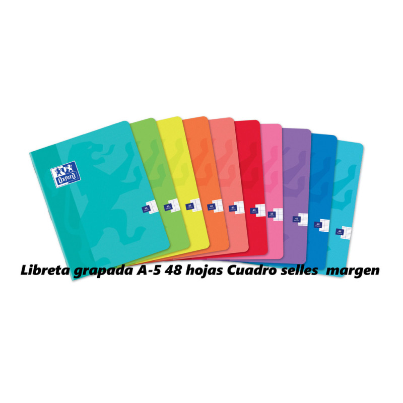 LIBRETA ENRI OXFORD SCHOOL A-5 48H MM SELLES 287313