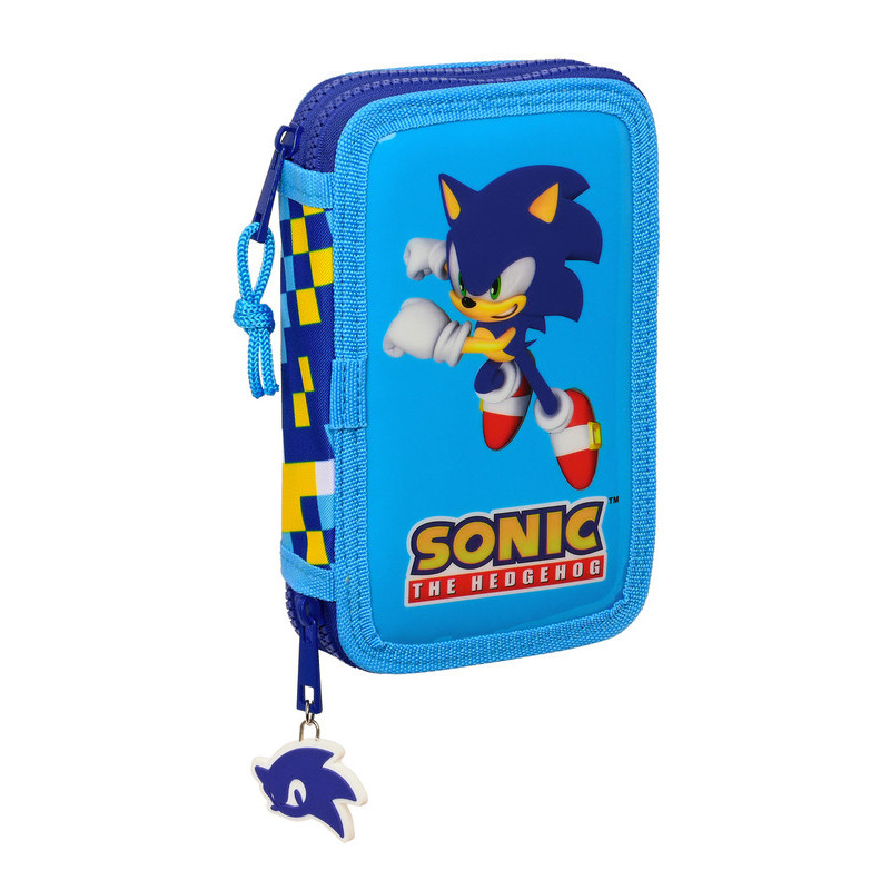 PLUMIER DOBLE PQÑO 28 PCS SONIC "SPEED" 412395854 SAFTA23 VAC