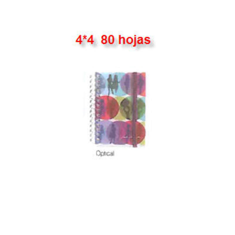 CUADERNO DEC 80*125 MR 12 JORDI LABANDA OPTICAL 4*4 80H 7690 ^
