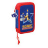 PLUMIER DOBLE PQÑO 28 PCS SONIC "LET'S ROLL" 412396854 SAFTA23 VAC