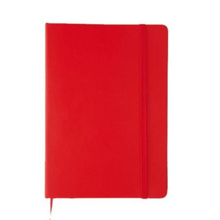 BLOC NOTAS CILUX POLIPIEL 100H COLOR ROJO C/MARCAPAGINAS 147*210 CA4060/03 DISPLAST