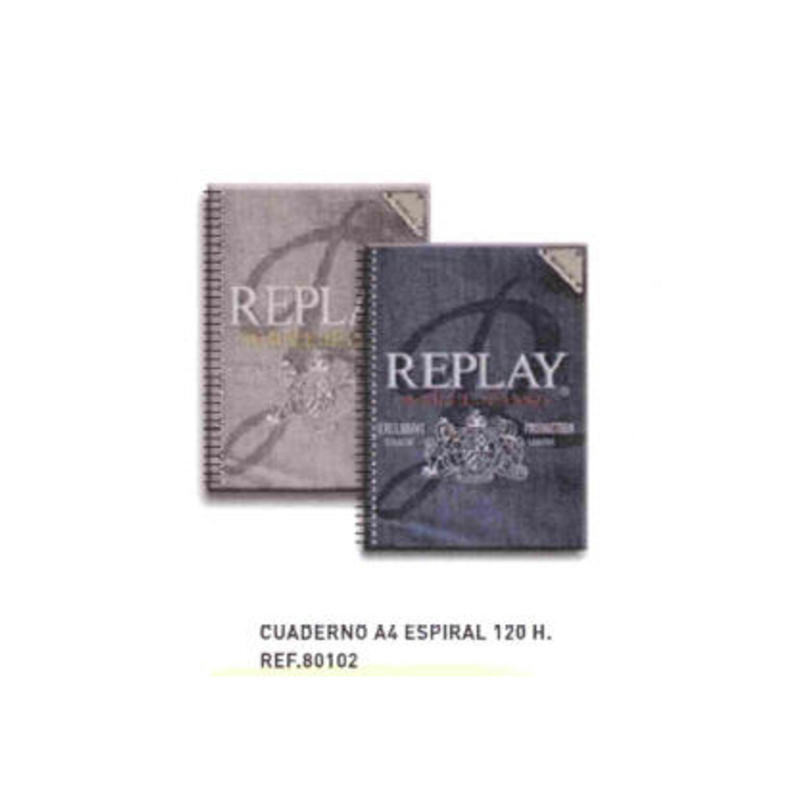 CUADERNO EUROPEAN A-4 SENFORT 12 REPLAY CLASSIC 120H 80102 ^