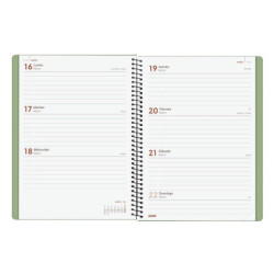 AGENDA MY E10 SVH 2026 VERDE+ FINOCAM26 743502026 171 X 9 X 212 MM