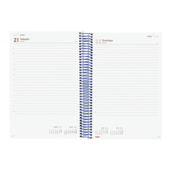 AGENDA YEAR E11 1DP 2026 AZUL+ FINOCAM26 742071026 175 X 29 X 242 MM
