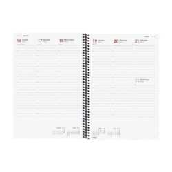 AGENDA YEAR E11 SVV 2026 NEGRO+ FINOCAM26 742066026 172 X 14 X 242 MM